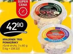 Flop Krajánek Trio pomazánky nabídka