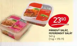 Flop Párkový salát, feferonový salát nabídka