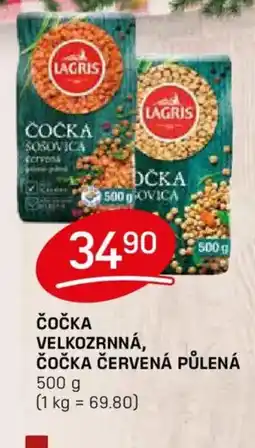 Flop Lagris Čočka velkozrnná, čočka červená půlená nabídka