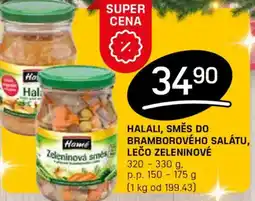 Flop Hamé Halali, směs do bramborového salátu, lečo zeleninové nabídka