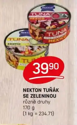 Flop Nekton tuňák se zeleninou nabídka