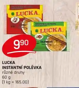 Flop Lucka instantní polévka nabídka