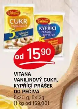 Flop Vitana vanilinový cukr, kypřící prášek do pečiva nabídka
