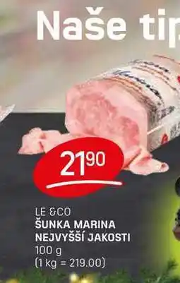 Flop ŠUNKA MARINA NEJVYŠŠÍ JAKOSTI 100 g nabídka