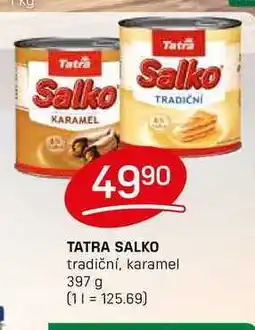Flop TATRA SALKO tradiční, karamel 397 g nabídka