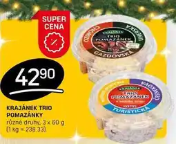 Flop KRAJÁNEK TRIO POMAZÁNKY různé druhy, 3 x 60 g nabídka