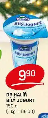Flop DR.HALÍŘ BÍLÝ JOGURT 150 g nabídka
