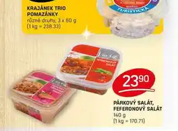 Flop PÁRKOVÝ SALÁT, FEFERONOVÝ SALÁT 140 g nabídka