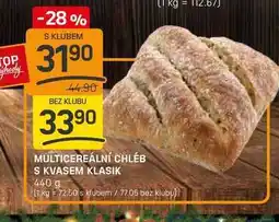 Flop MULTICEREÁLNÍ CHLÉB S KVASEM KLASIK 440 g nabídka