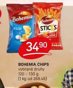 Flop BOHEMIA CHIPS vybrané druhy 120-130 g nabídka