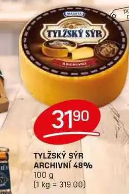 Flop TYLŽSKÝ SÝR ARCHIVNÍ 48% 100 g nabídka
