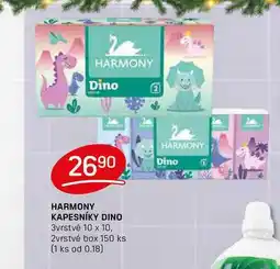 Flop HARMONY KAPESNÍKY DINO 3vrstvé 10 x 10 nabídka