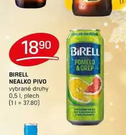 Flop BIRELL NEALKO PIVO vybrané druhy 0,5 1, plech nabídka