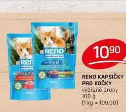 Flop RENO KAPSIČKY PRO KOČKY vybrané druhy 100 g nabídka