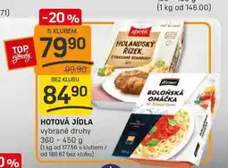 Flop HOTOVÁ JÍDLA vybrané druhy 360 - 450 g nabídka