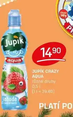 Flop JUPÍK CRAZY AQUA různé druhy 0,5l nabídka