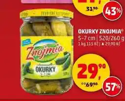 Penny Market OKURKY ZNOJMIA 5-7 cm, 520 g nabídka
