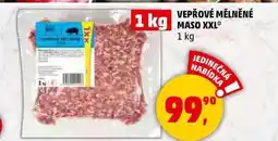 Penny Market VEPŘOVÉ MĚLNĚNÉ MASO XXL, 1 kg nabídka
