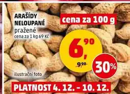 Penny Market ARAŠÍDY NELOUPANÉ pražené cena, 100 g nabídka