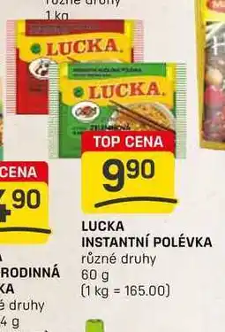 Flop LUCKA INSTANTNÍ POLÉVKA různé druhy RODINNÁ 60 g nabídka