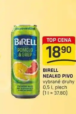 Flop BIRELL NEALKO PIVO vybrané druhy 0,5 l, plech nabídka