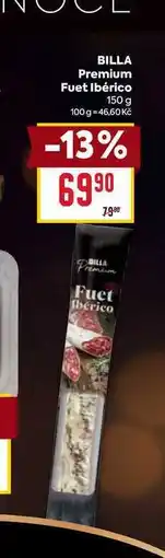 Billa BILLA Premium Fuet Ibérico 150 g nabídka