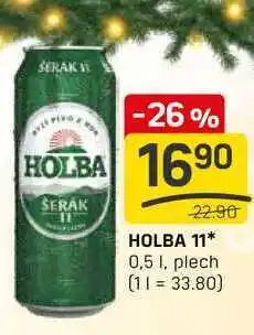 Flop HOLBA 11 0,5 l, plech nabídka