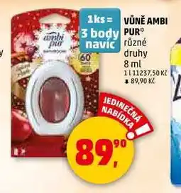 Penny Market VŮNĚ AMBI PUR, 8 ml nabídka