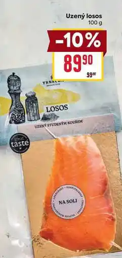 Billa Uzený losos 100g nabídka
