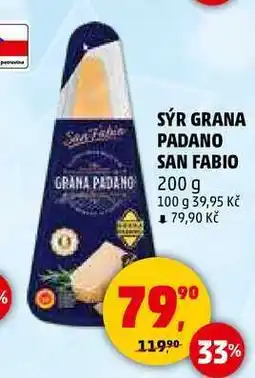 Penny Market SÝR GRANA PADANO SAN FABIO, 200 g nabídka