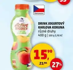 Penny Market DRINK JOGURTOVÝ KARLOVA KORUNA, 400 g nabídka