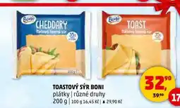Penny Market TOASTOVÝ SÝR BONI, 200 g nabídka