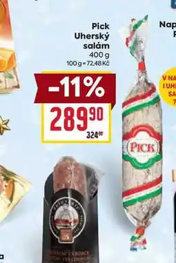Billa Pick Uherský salám 400 g nabídka