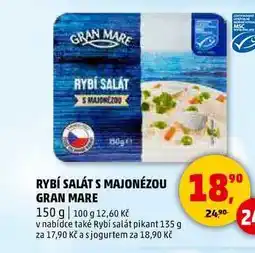 Penny Market RYBÍ SALÁT S MAJONÉZOU GRAN MARE, 150 g nabídka