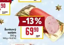 Billa Šunkový salám 350 g nabídka