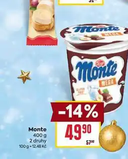 Billa Monte 400 g nabídka