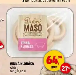 Penny Market VINNÁ KLOBÁSA, 600 g nabídka