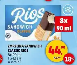 Penny Market ZMRZLINA SANDWICH CLASSIC RIOS, 8x 90 ml nabídka