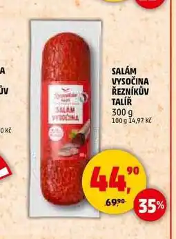 Penny Market SALÁM VYSOČINA ŘEZNÍKŮV TALÍŘ, 300 g nabídka