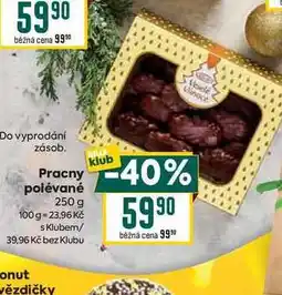 Billa Pracny polévané 250 g nabídka