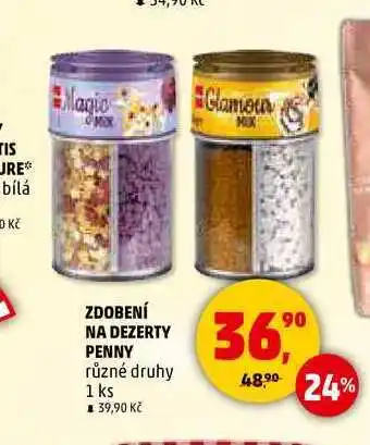 Penny Market ZDOBENÍ NA DEZERTY PENNY, 1 ks nabídka