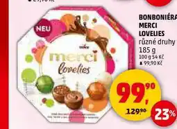 Penny Market BONBONIÉRA MERCI LOVELIES, 185 g nabídka