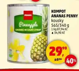 Penny Market KOMPOT ANANAS PENNY, 565 g nabídka
