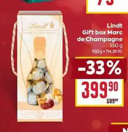 Billa Lindt Gift box Marc de Champagne 350 g nabídka