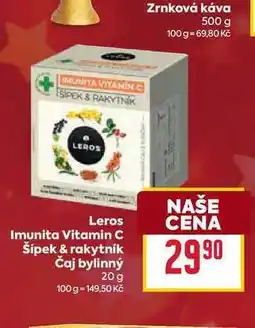 Billa Leros Imunita Vitamin C Šípek & rakytník Čaj bylinný 20 g nabídka