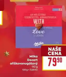 Billa MilkaDezert oříškovonugátový 110 g nabídka