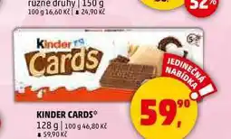 Penny Market KINDER CARDS, 128 g nabídka