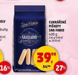 Penny Market CUKRÁŘSKÉ PIŠKOTY SAN FABIO, 400 g nabídka