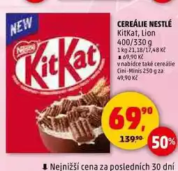 Penny Market CEREÁLIE NESTLÉ KitKat, 400 g nabídka