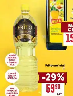 Billa Fritovací olej 1l nabídka